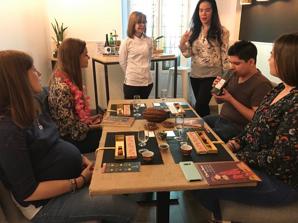 Networking + Cultura y cocina japonesa: chocolates.